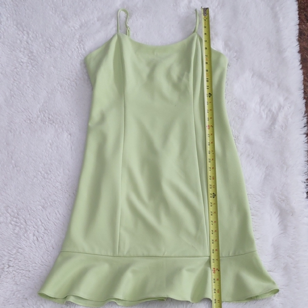 SAGE COLECTIVE Lemon Grass Spaghetti Strap Dress - Picture 12 of 17